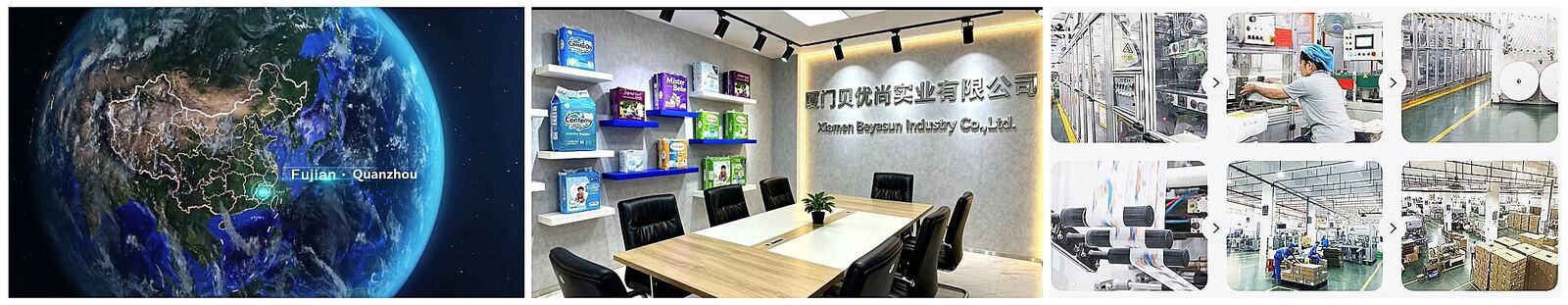 Beyasun Industrial Co.,Ltd linea di produzione del fabbricante
