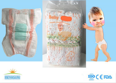 Pannolini eliminabili naturali di capacità di assorbimento del bambino dei prodotti enormi del pannolino con nastri adesivi magici, Eco amichevole