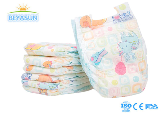 Unisex Personalizzazione Disposable NB Dimensioni pannolini per bambini campione gratuito pannolini ad alta assorbimento con nastro a nastri veloci