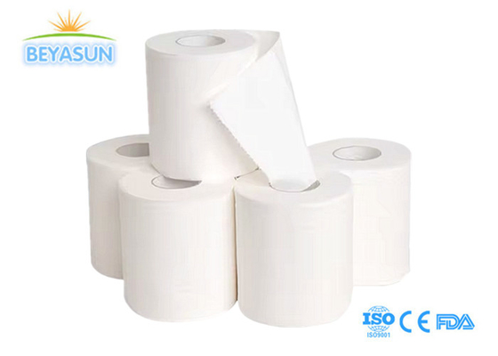 Individuale Rollo avvolto Servizi igienici per uso domestico Tissuto igienico all'ingrosso Bamboo Carta igienica Per carta da bagno