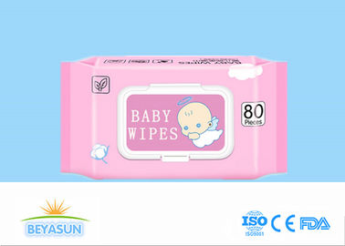 Strofinate bagnate eliminabili senza alcool di Unscented dell'acqua pura per pulizia del bambino