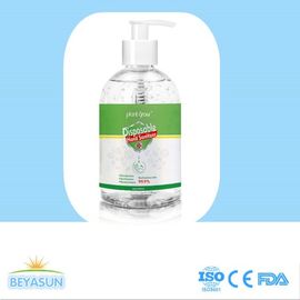 Forma della mano dell'alcool del gel eliminabile del prodotto disinfettante e lavaggio liquidi senz'acqua della mano del gruppo degli adulti