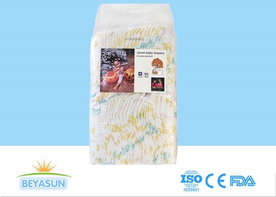 In secondo luogo classifichi la dimensione infantile la S LA m. LA L IL XL XXL dei pannolini del bambino con il pacchetto 50pcs
