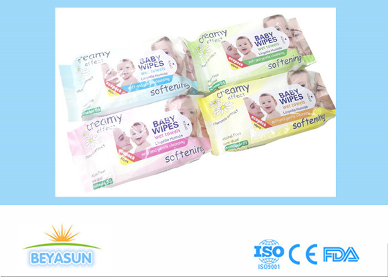 Strofinate bagnate biodegradabili Flushable 80pcs di cura 100% del bambino
